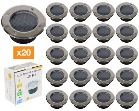 spot encastrable solaire|Amazon.fr : Spots Solaires Encastrables.